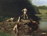 Thomas Eakins Bathing Germany oil painting artist